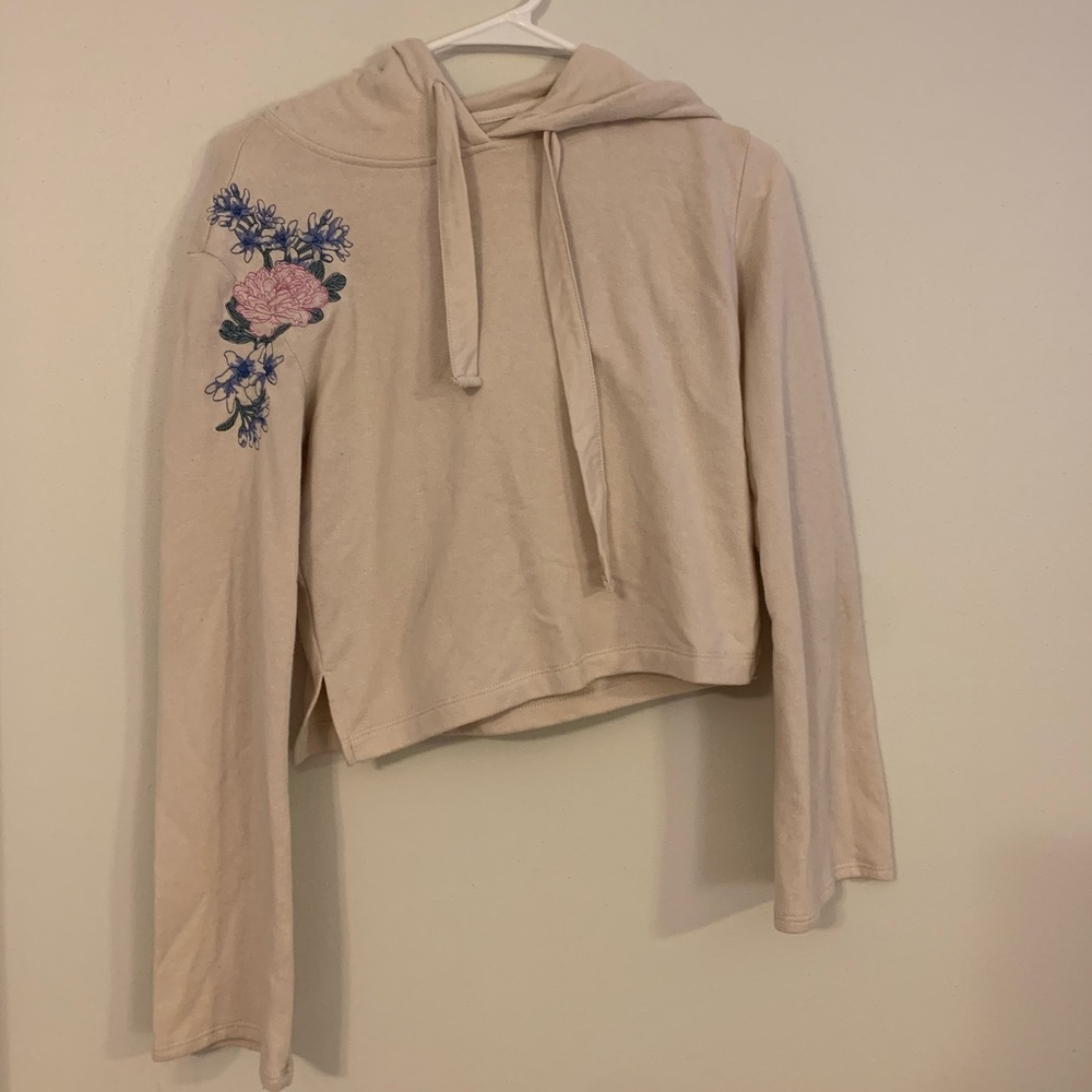 Garage Tan Flower Sweatshirt